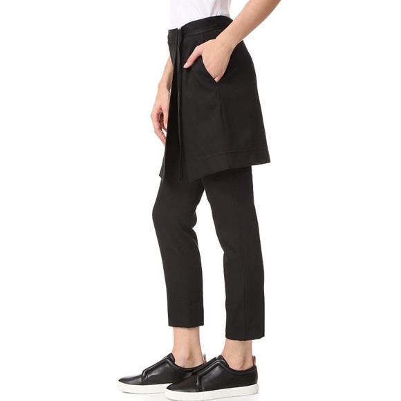 DKNY PURE WOOL-BLEND SKIRT PANT - Picture 3 of 4